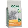Oasy Hairball Adult Cibo Secco per Gatti Adulti Gusto Pollo 1,5 kg