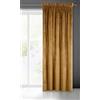 Eurofirany VILLA Tenda Oscurante, Tenda con Fettuccia Arricciatenda - 1 pz, Tenda Extra Lunga, Elegante, Tinta Unita, Soggiorno, Camera da Letto, Densità 290 g/m², 140x270 cm, Giallo Miele