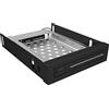 ICY BOX IB-2216StS 8,89 cm (3.5) Pannello incassato Nero