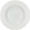 Tognana Golf Piatto Fondo 22 cm Set 6 Pz In Porcellana Bianca Martellata