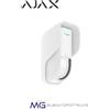 AJAX Curtain Outdoor Rilevatore di Movimento Wireless a fascio stretto da Esterno e Interno 101441 Bianco