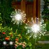 Micacorn Luci Solari per Giardino, 2 Pezzi Solare Luci Fuochi d'artificio 300 LED 8 Modalità Lampade Fuochi d'artificio Impermeabile Luci Solari per Giardino Sentieri Terrazze Prato Natale Décor