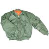 Fostex Garments, Bomber MA-1 Militare Originale USA (XL, Verde)