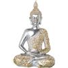 Alexandra House Living Figura Decorativa Oro Argento Acrilico Plastica Melamina Buddha - EAN: 8427701503890