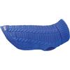 Record - Maglioncino per Cani Molly. Maglione per cani con Lavorazione a Spighe con Collo Alto per uno Stile Romantico ed Elegante, Foro Guinzaglio e Lavabile in Lavatrice | Blu, 7XL