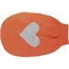 Record - Maglioncino per Cani Moonlight Coral Heart. Maglione per Cani Collo Alto, Foro Guinzaglio e Passante Zampe Posteriori. | Arancione, L - Lunghezza dorso 45 cm