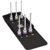 Wera, 8740 C HF 2 Kit Zyklop di inserti-bussola per viti ad esagono cavo, con funzione di ritegno, 6 pezzi