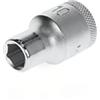 GEDORE Inserto per Chiave a Bussola, Attacco 1/2 pollici, 12.5 mm, Bocca Esagonale, Chiave a Bussola 10 mm, Utensile, 19 10, Acciaio Cromato