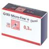 CORMAN SPA Bd Siringa Per Insulina 0,3Ml Demi 30G 30 Pezzi