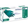 REFLEXX Guanti Nitrile Senza Polvere Reflexx R68 - gr. 6,0 - guanti monouso certificati - senza polvere - verde -100% latex free - conf. 100 pezzi - TAGLIA S