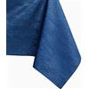 AmeliaHome, tovaglia idrorepellente, design a effetto loto, Poliestere Blu scuro Vesta 40x40 cm