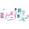 Barbie Doctor Doll (12-in/30.40-cm), Brunette Hair, Curvy Shape, Doctor Coat, Print Dress, Stethoscope Accessory, Great Toy Gift for Ages 3 Years Old & Up
