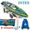 Intex KAYAK Challenger K1 Set → 274x76x33 cm + REMI e POMPA Gonfiabile / 68305