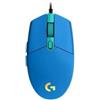 Logitech G203 Lightsync RGB Mouse Ottico 8000DPI 6 Tasti USB Blu