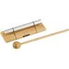 Nino Percussion Energy Chimes Instrument - Small - con Battente - Idea Regalo per Bambini dai 3 Anni - Legno ed Alluminio, Natural (NINO579S)