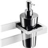 Lineabeta Dispenser sapone Skuara in acciaio lucido 300 ml