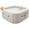 Intex Piscina Idromassaggio SPA Chevron Deluxe (193x193x71cm) 6 Posti Art. 28472 - SPA Chevron Deluxe (193x193x71cm)