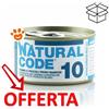 Natural Code 10 Cat Adult al Tonno e Piccoli Pesci Bianchi - Lattina Da 85 Gr - CONFEZIONE RISPARMIO