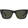 Ray-Ban Occhiali da Sole RB0840S 901/31 Mega Wayfarer Nero/Verde G-15 Unisex