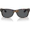 Ray-Ban Occhiali da Sole RB2132 865/B1 New Wayfarer Havana/Grigio Scuro Unisex