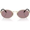 Prada Occhiali da Sole PR65ZS ZVN20I Oro/Viola Donna
