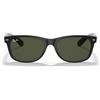 Ray-Ban Occhiali da Sole RB2132 622 New Wayfarer Nero/Verde G-15 Unisex