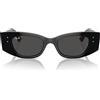 Ray-Ban Occhiali da Sole RB4427 667787 Kat Nero/Grigio Scuro Unisex