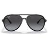 Ray-Ban Occhiali da Sole RB4376 601/8G Nero/Grigio Sfumato Unisex