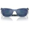 Ray-Ban Occhiali da Sole RJ9052S 714855 Wayfarer Kids Blu/Blu Specchiato Bambini