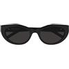Saint Laurent Occhiali da Sole SL M115 001 Nero/Nero Donna