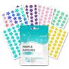cheap4uk 480 Pezzi Patch Brufoli Pimple Patch con olio dell'albero tè Acido Salicilico Cerotti Brufoli Invisibili Impermeabili Patch Brufoli Viso Possono Sbarazzarsi dell'acne Velocemente