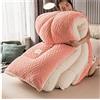 BDMFJY Piumino Invernale Cashmere di Agnello, Lana Autunno E Inverno Trapunta Trapunta Trapunta Calda Peluche Calda Trapunta Invernale Trapunta per Singola Matrimoniale,Rosa,220x240cm(5kg)