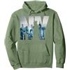 Bahaa's Tee Cool New York City Skyline, I Love New York, New York City Felpa con Cappuccio