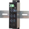 EXSYS HUB USB 3.2 Gen 1 a 7 porte prese 1xB a monte 5xA/2xC downst.