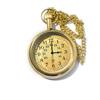 NautiKraft Orologio da taschino classico vintage con catena e scatola in legno, eleganza senza tempo per uomini e donne, regalo 46 mm, bianco, Vintage