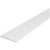 EXTE Listello coprifilo EXTE piatto in PVC bianco Massa per serramento interno ed esterno (6m) - mm 70x2,5