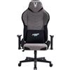 Woxter Stinger Station Titan Dark - Sedia da gaming ergonomica, tessuto idrorepellente, asse di resistenza realizzato in acciaio e ruote silenziose di massima qualità, GM26-110