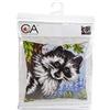 Collection D'Art Kit punto croce, motivo: collezione d' arte cuscino: Little Raccoon, multi, 40 x 40 cm