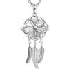 AEONSLOVE Collana Angeli Gravidanza Chiama Cacciatore Di Sogni Donna Con Ciondolo Lunga Bola Messicana Maternita per Mamma Regalo Originale Bel Gioielli