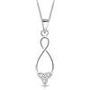 DTPsilver® Collana in Argento 925 - Ciondolo Albero della Vita - Catenina Larghezza: 1,2 mm - Lunghezza regolabile: da 40 a 45 cm