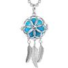AEONSLOVE Collana Angeli Gravidanza Chiama Cacciatore Di Sogni Donna Con Ciondolo Lunga Bola Messicana Maternita per Mamma Regalo Originale Bel Gioielli