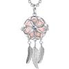 AEONSLOVE Collana Angeli Gravidanza Chiama Cacciatore Di Sogni Donna Con Ciondolo Lunga Bola Messicana Maternita per Mamma Regalo Originale Bel Gioielli