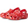 Crocs Classic VDay Clog K, Zoccoli Unisex - Bambini e Ragazzi, Cherry Red, 34/35 EU