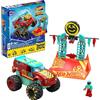 Mega Brands MEGA Hot Wheels - Scontra e Schianta Monster Trucks Percorso Acrobazie Estreme Demo Derby, set da costruire con 151 pezzi e 1 micro action figure inclusa, giocattolo per bambini, 5+ anni, HNG53