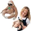 EcoBuddiez - Bradipo di Deluxebase. Morbido peluche di 20cm realizzato con bottiglie di plastica riciclate. Adorabile regalo ecologico per bambini e morbido animaletto giocattolo per neonati.