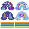 BMSQOFD Sensory Activity Board, Scheda Di Attività Sensoriale In Silicone Contiene 20 Corde in Autistic Sensory Toys,Push and Peel Giocattolo Calmante in Silicone per Lenire, Stress, Ansia, ADHD e Autismo