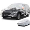 Kayme Telo Copriauto da Esterno, Compatibile con Ford Kuga (2019-2025), Copertura a 6 Starti per Impermeabile Anti UV Anti Vento Antipolvere, Telo Copri con Cerniera e in Cotone.