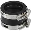X AUTOHAUX Adattatore per collettore di aspirazione del carburatore, nero, 40 mm - 1 pezzo