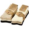 Jeasona 6 Paia di Calzini in Alpaca Donna 39-42 Calzini Sottili in Lana Donna 39-42 Calzini Lunghi Invernali