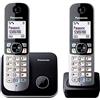 Panasonic KX-TG6812GB nero - Cordless Standard - Duo